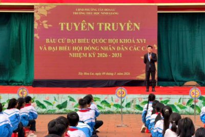 Tuyên truyền bầu cử Đại biểu Quốc hội khóa XVI và HĐND các cấp nhiệm kỳ 2026-2031