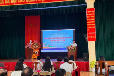 CỤM CHUYÊN MÔN SỐ 5 TỔ CHỨC SINH HOẠT CHUYÊN MÔN LẦN THỨ HAI NĂM HỌC 2025 – 2026